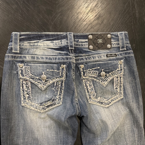 Miss Me Size 28 Sparkle Jeans - Picture 2 of 5